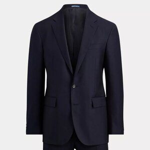 Ralph Lauren 38R Polo Wool Twill Suit Navy Men's 31 x 34 unaltered